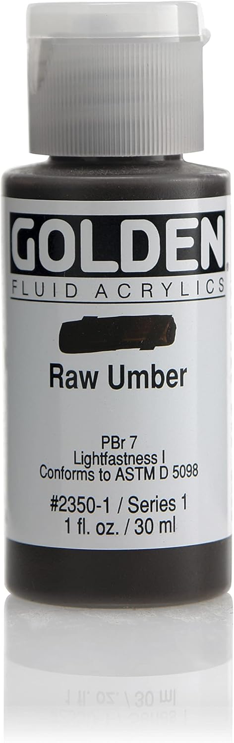 Pro-Art Brownt Umber-Golden Fluid Acrylic, Multicolour | WhichOne - View #2