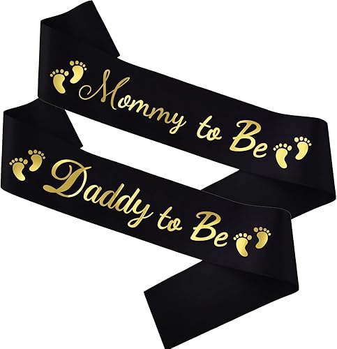 Miniatura 10 de 2 bandas para baby shower, regalos de fiesta de baby shower para nueva mamá papá, suministros de revelación de género, regalos de decoración para