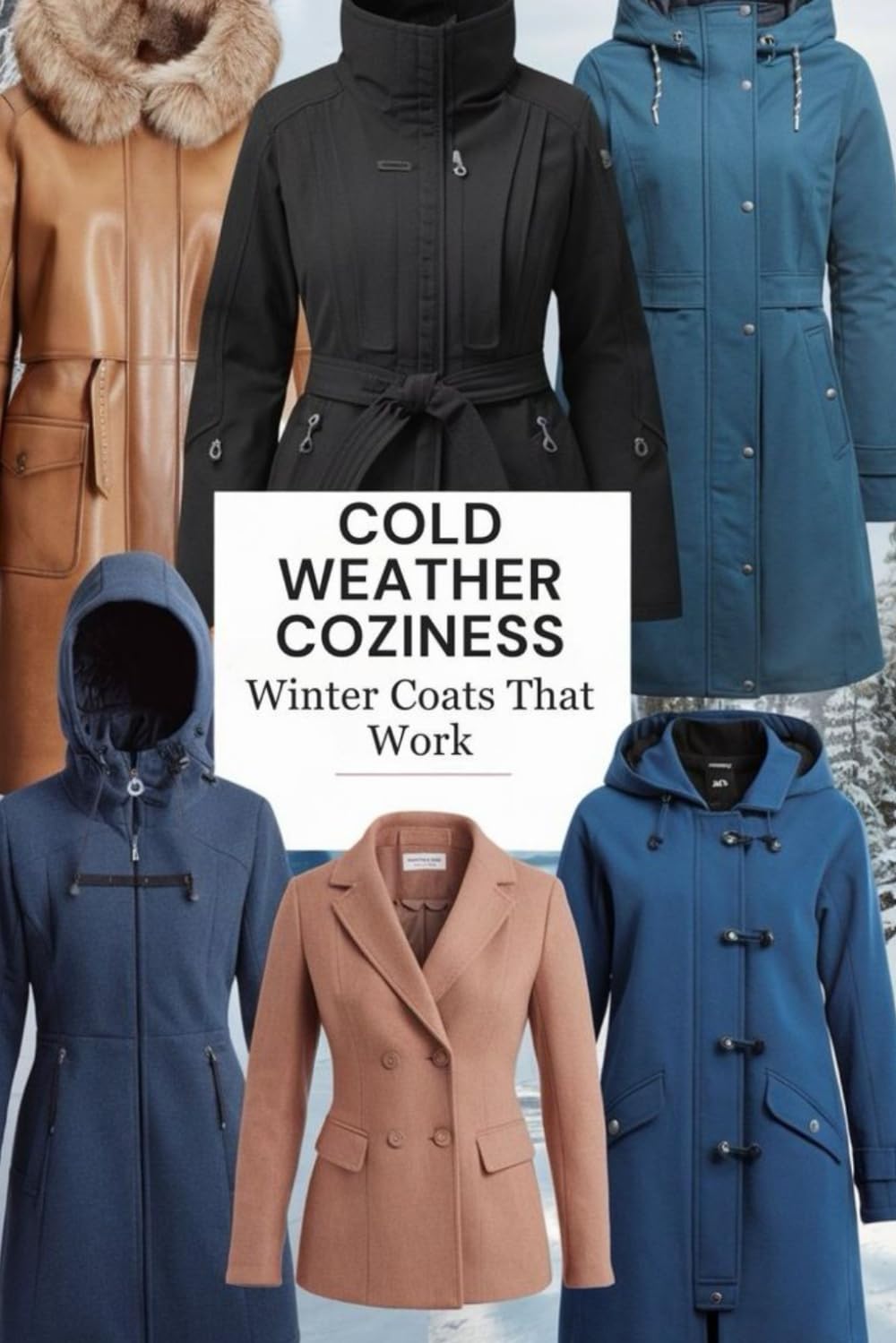 Cold Weather Coziness: Winter Coats That Work