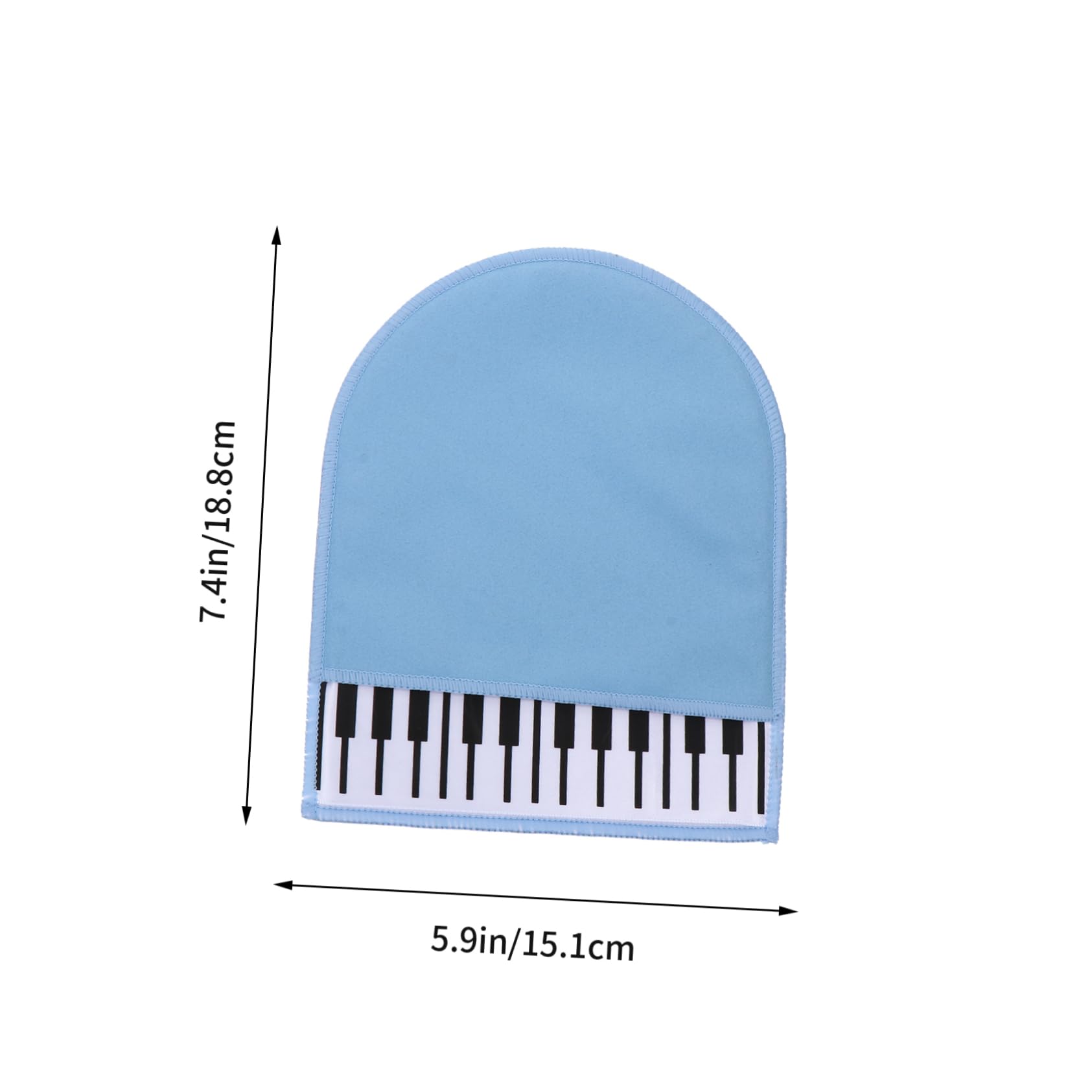 BESTonZON Keyboard Cloth 1pc Piano Cleaning Wipe Durable for Piano Guitar Violin Cleaning Supply