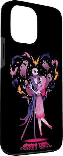 Vista 63 de iPhone 12 Pro Max Disney The Nightmare Before Christmas Jack Sally Scary Love Case
