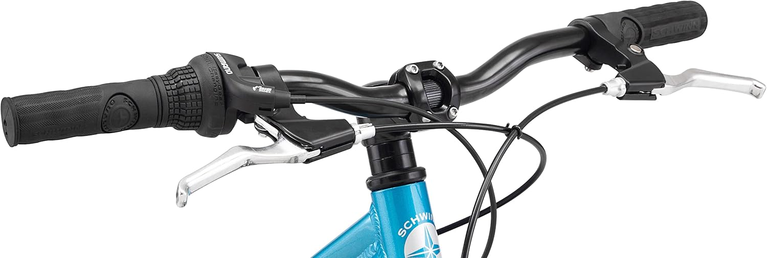 Schwinn High Timber Mountain Bike for Adult Youth Men Women Boys Girls, 24 to 29-Inch Wheels, 7 or 21-Speeds, Front Suspension, Aluminum and Steel Frame Options