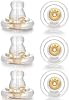 Earring Backs, Silver Silicone Earring Backs Replacements for StudsDroopy Ears, Hypoallergenice Secure No-Irritate Earring Backs for Adults Gold