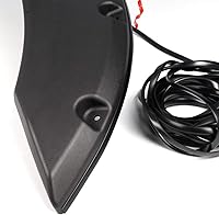 Vista 7 de CROSSDESIGN Guardabarros universal de 30 pies para rueda de automóvil, borde de llamada, junta de goma estilo limpiaparabrisas con cinta de grado