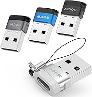 Vista 11 de Adaptador USB C a USB (paquete de 4), USB-C hembra a USB macho, convertidor tipo C a USB A compatible con Apple MagSafe, iPhone 11, 12, 13, 14, 15