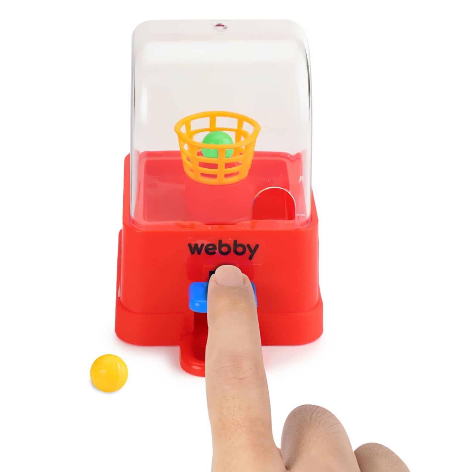 Mini Finger Basketball Shooting Game for Kids (Pack of 6) - Multicolor