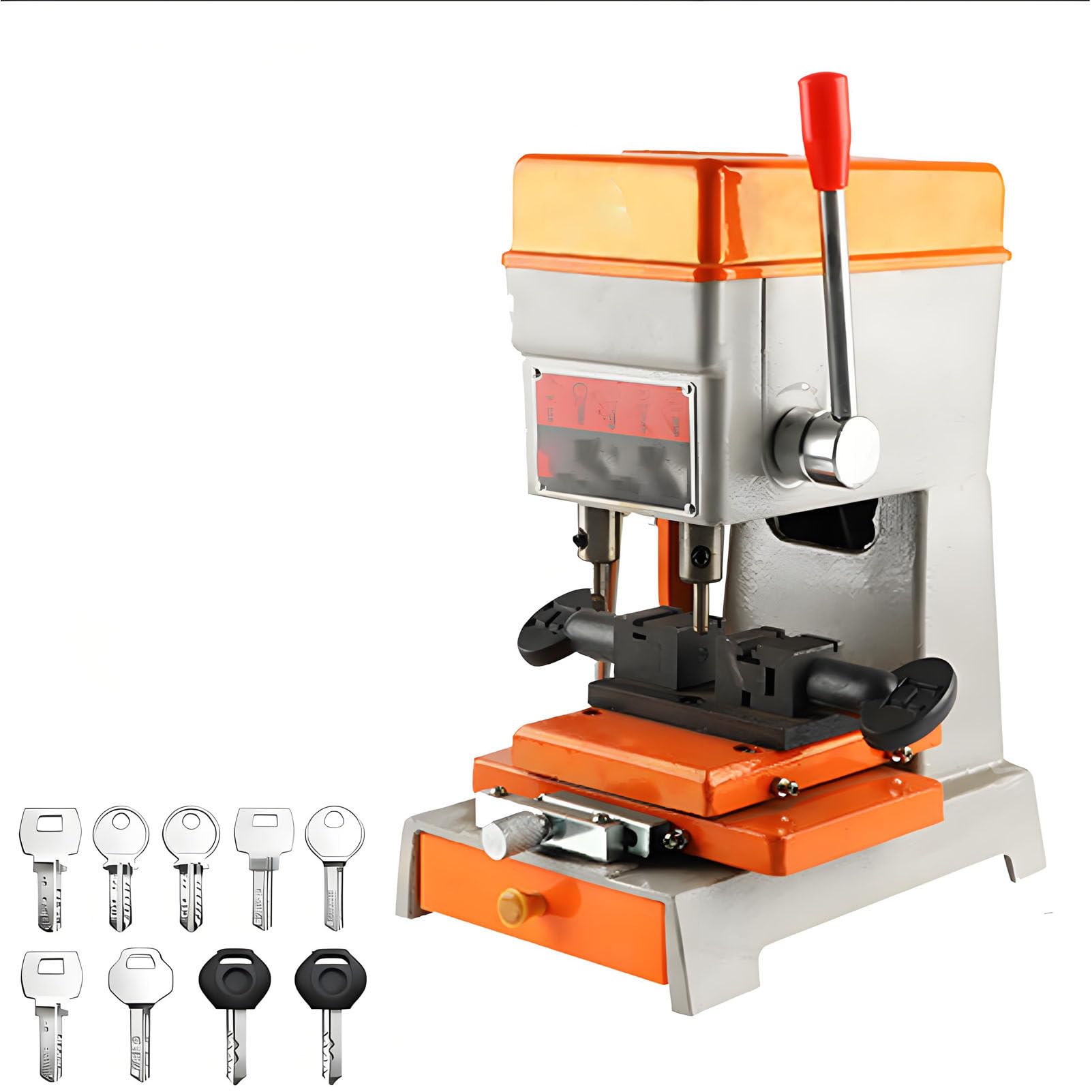 Copiadora Y Duplicadora Profesional De Llaves Vertical - Corte De para FabricacióN,para La DuplicacióN De Llaves: Herramienta Universal De Copiado (Herramienta De CerrajeríA)