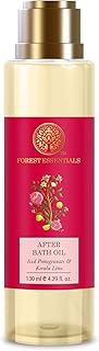 Forest Essentials After Bath Oil Iced Pomegranate &amp; Kerala Lime | After Shower on Wet Skin | Keeps Skin Hydrated in just 2...