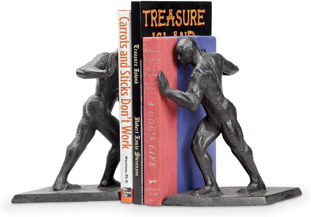 Greek Athlete Strong Men Bookends
