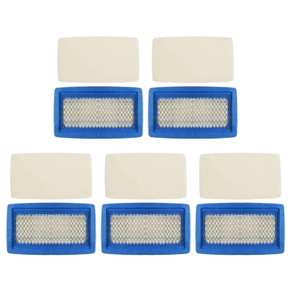 Confezione da 5 filtri dell'aria con kit filtro compatibile con soffiatori per foglie a spalla PB-8010 e PB-9010