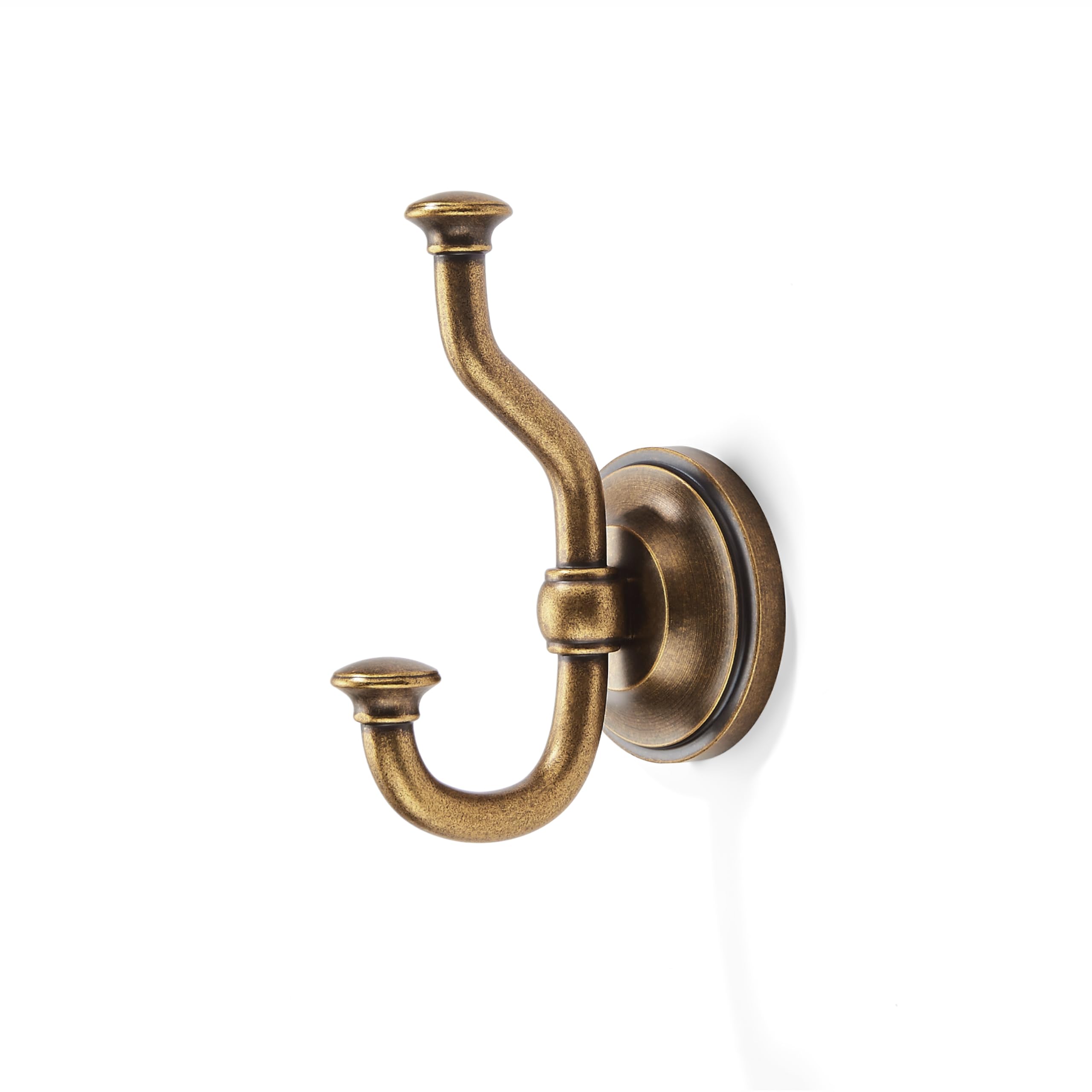antique english brass coat robe hooks product photo