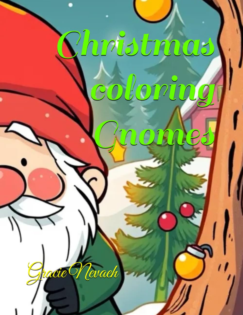 Christmas coloring Gnomes
