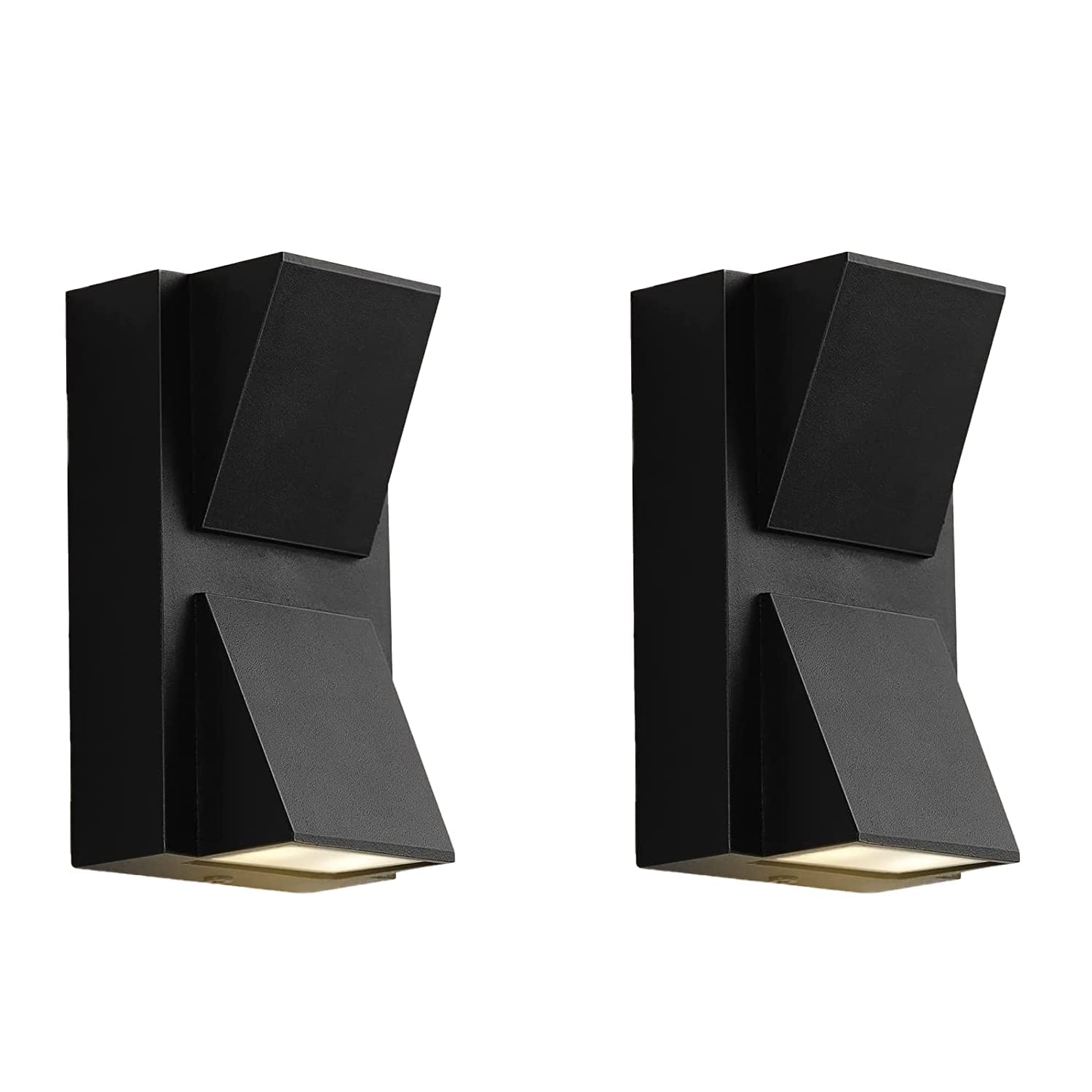 JACKAL® 10-Watt K-Type Up Down Outdoor LED Wall Light with Aluminium IP65 Grade Waterproof Body | Exterior Wall Mounted Light, 6 Months Warranty-Warm White - Pack of 2 (B0BWP223LB) Amazon Price History, Amazon Price Tracker