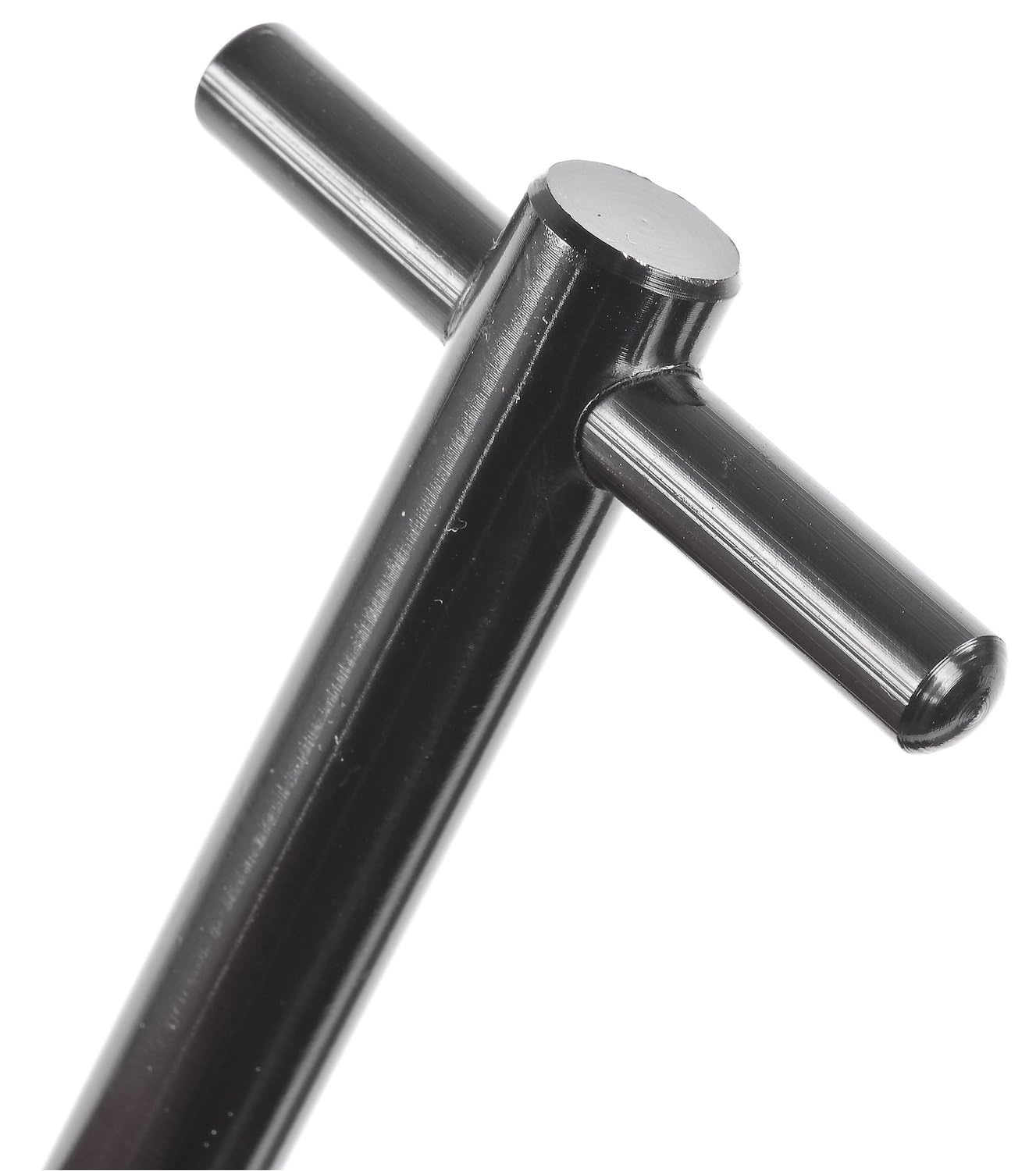 JEGS Valve Cover T-Bar Wing Nuts | Black | 4 Per Package | Aluminum | 1.375 Thread Length | Tall Design Measures 4-5/8 � Length | 1/4 �-20 Thread Size