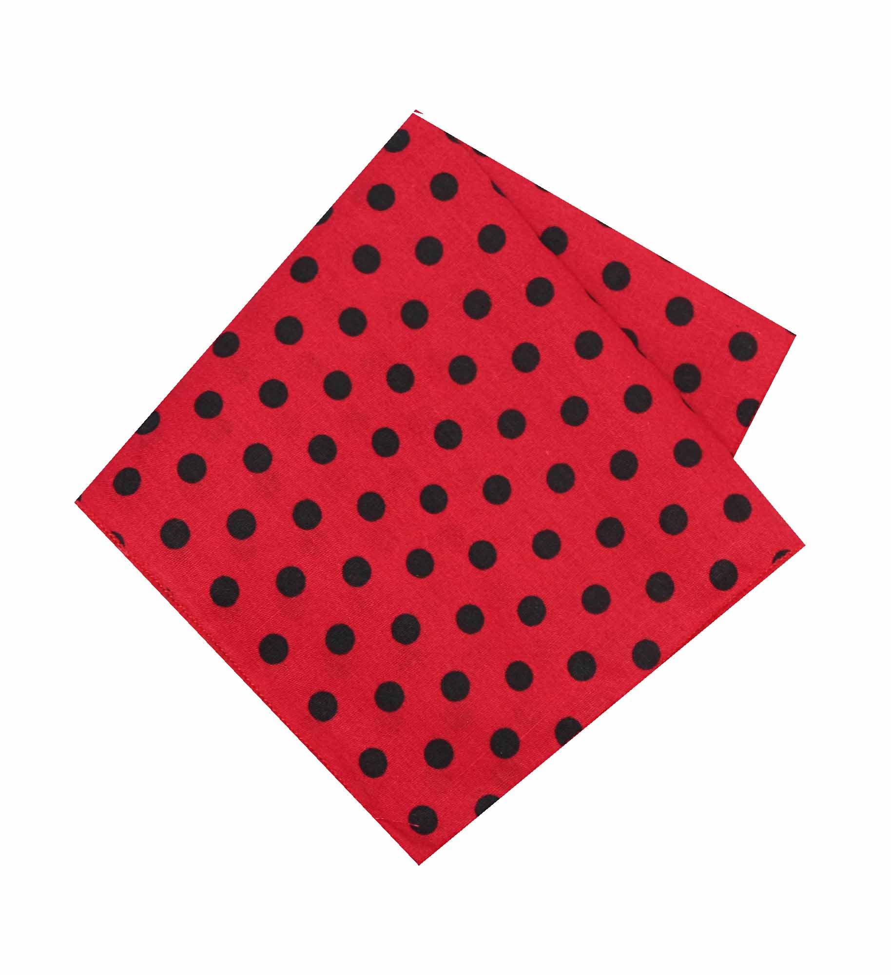 Mens Pocket Square | Retro Classic | 24 x 24 cm | Soft fabric | Superior finishing | Packaging – folder | Colour- Maroon Base Black Dot (Set of 1)-image-12