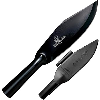Cold Steel Bowie Blade Bushman Black SK-5 Steel Cordura Survival Shth