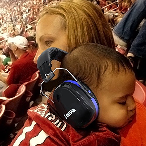 Fnova 34dB Highest NRR Safety Ear Muffs Professional Ear Defenders