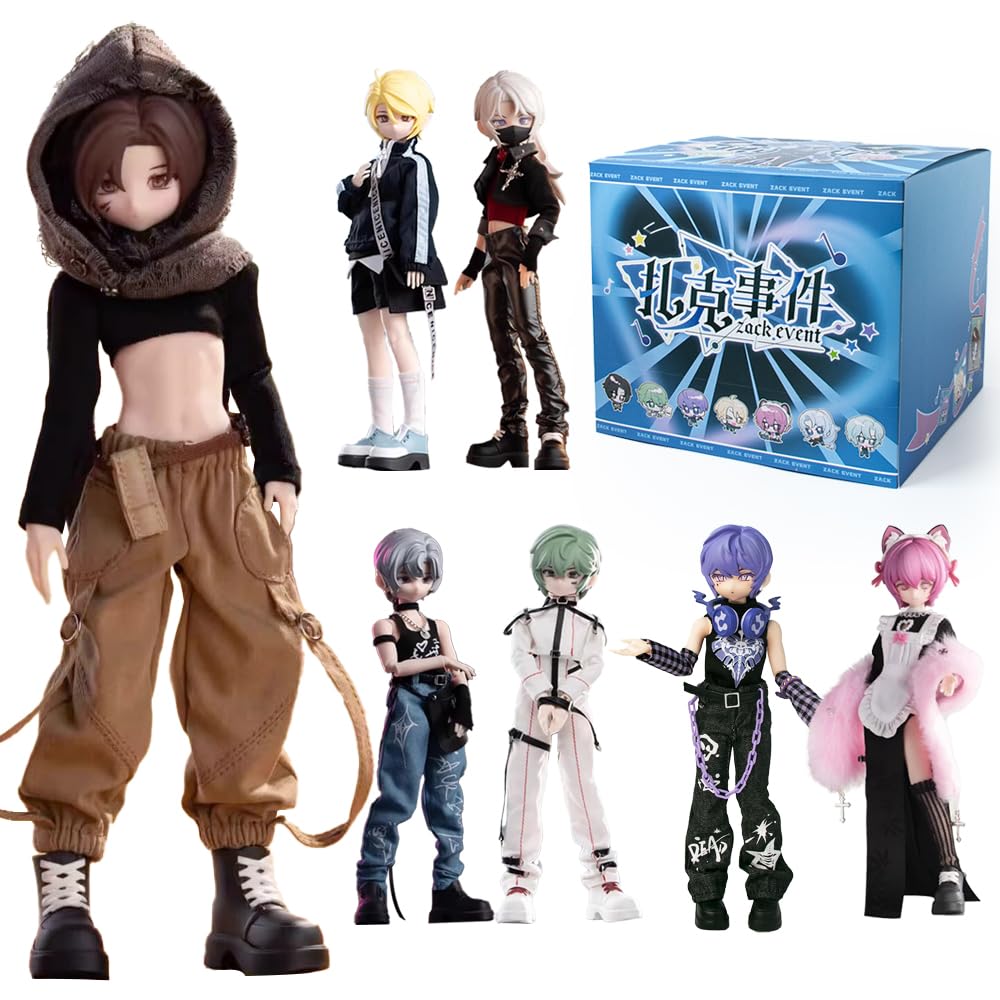 新品未開封‼︎2003JACK IN THE BOX フィギュア　in n out XiDonDon Zack Event Series MJD Blind Box Mystery Box Dolls Kawaii