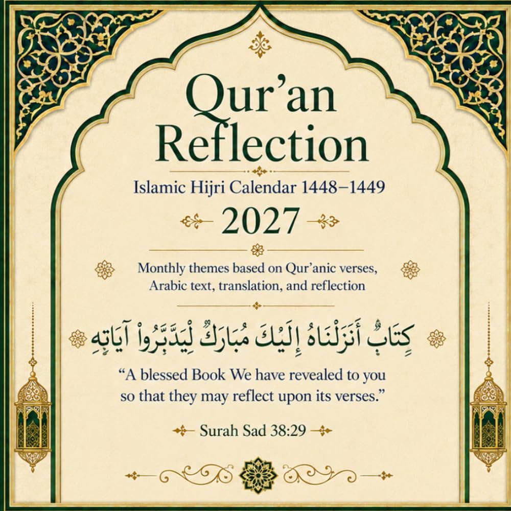 Qur'an Reflection Hijri Calendar 1448–1449: Islamic Dates & Gregorian Planner | Jan 2027 – Mar 2028