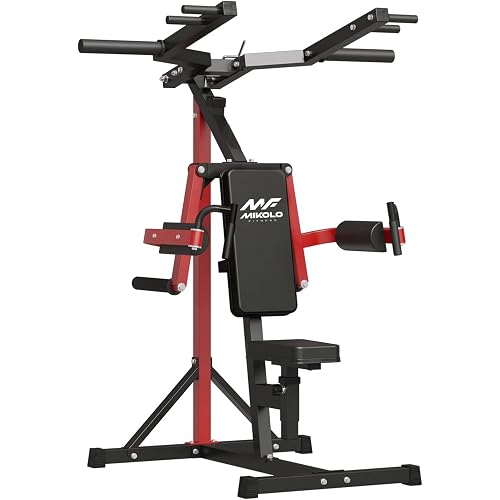 Mikolo Deltoid and Shoulder Press Machine, Lateral Raise Machine with Adjustable Seat and Backrest, 800 Weight Capacity Upper Body Machine
