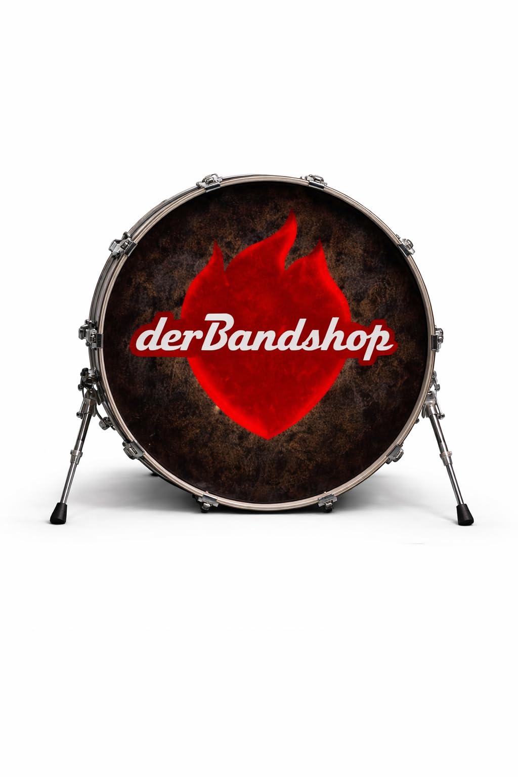 Bassdrumfell-Aufkleber personalisiert mit eigenem Design, PVC-Folie, 14-28 Zoll, Individuell Bedruckbar, hochwertig hergestellt (Ein Aufkleber, 16 Zoll (40,64 cm))