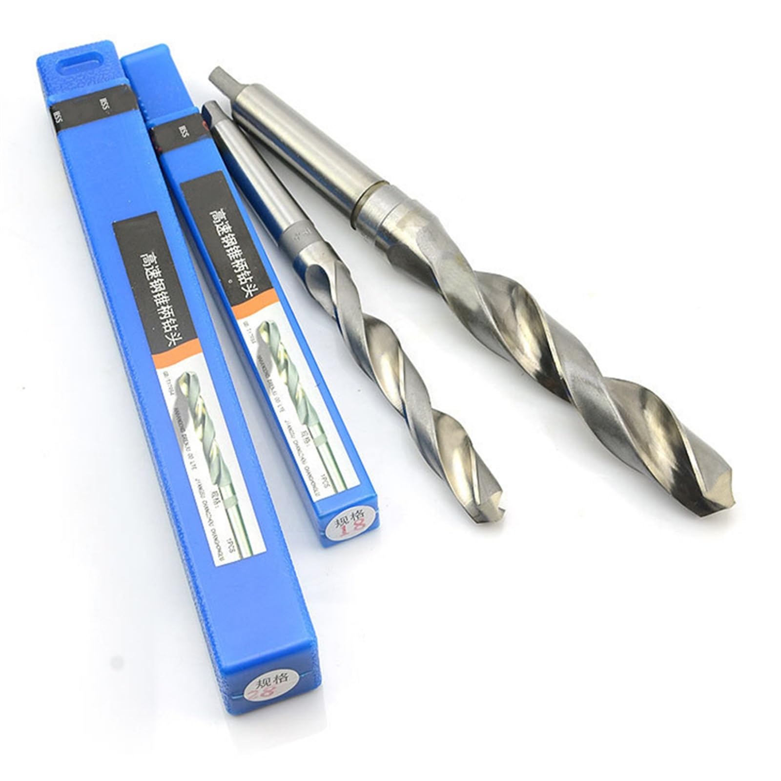1 foret hélicoïdal à tige conique Morse HSS de 10 à 60 mm, outil de perçage de trou d'alésage en acier rapide for le métal(20mm)