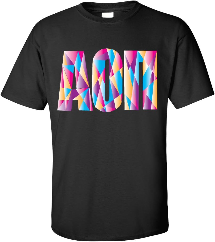 VictoryStore Alpha Omicron Pi Tshirt (Medium) Black