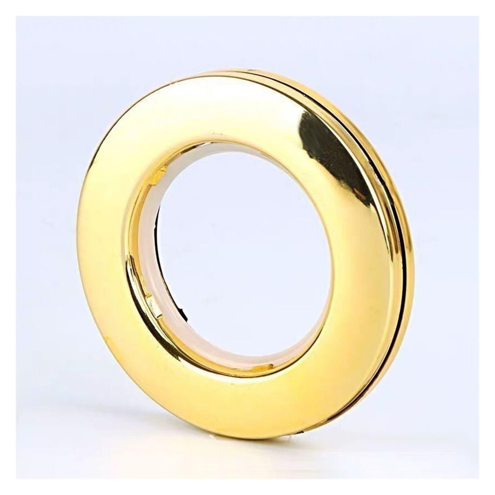 Curtain Grommets 80Pairs Curtain Accessories Plastic Grommet Mute Hanging Eyelet Ring Curtains Top Home Decoration for Curtains Drape(Bright gold)