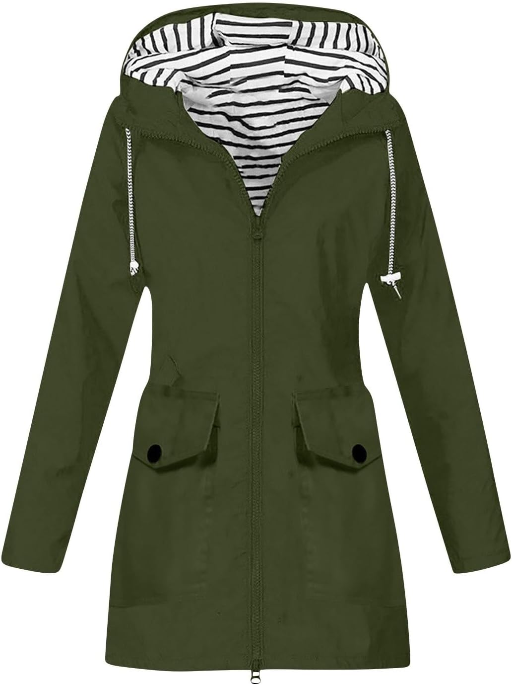 Lightweight Rain Jacket Women Wind Breaker Waterproof Raincoat
