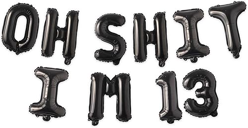 Oh Im 15 Globos de látex de 16 pulgadas color negro Hallo Twenty Five Cheers to 15 años decoración temática para hombre y mujer feliz cumpleaños 15