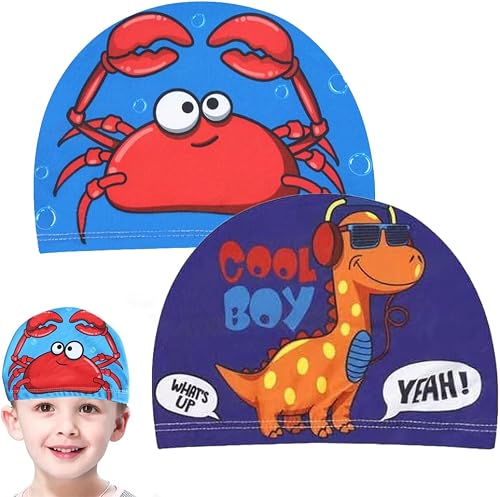 Gorro de Natación para Niño y Bebé en Piscina - Diseños Lindos