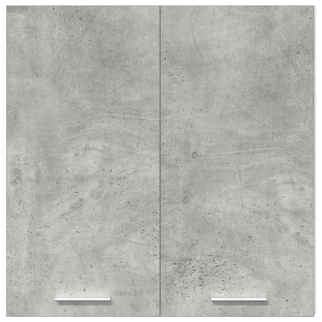 vidaXL Küchen-Hängeschrank, Beton Grau, 60x31x60 cm, Holzwerkstoff, Wandmontiertes Aufbewahrungsregal, Schrank für Küchenlagerung, Bad-Wandorganizer