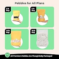 Vista 5 de Piedras para plantas. Piedras pulidas decorativas de jade verde. 3/8 pulgadas - 10 libras para plantas, jardín, paisajismo, manualidades