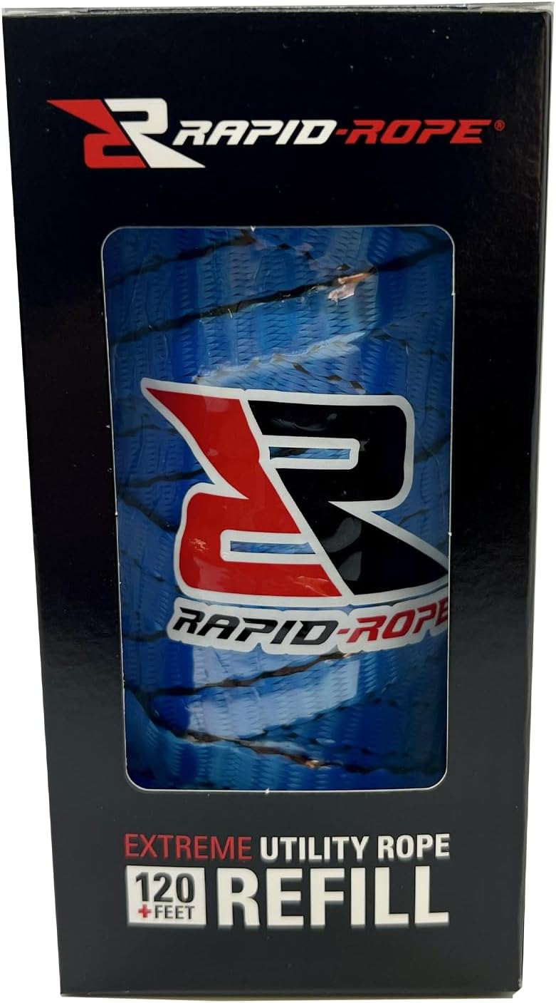 Amazon.com: Rapid Rope Refill 120ft B1 Blue Flat Tactical Paracord ...