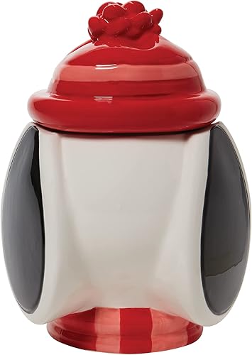 Miniatura 5 de Enesco Peanuts Ceramics Snoopy Face - Tarro para galletas, 10.24 pulgadas, multicolor