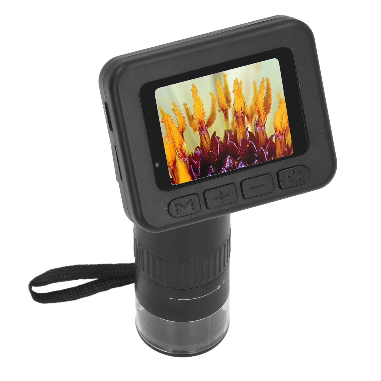 Microscopio Digital de Mano, microscopio de Bolsillo portátil, microscopio de Aumento de 1000X con 8 LED Ajustables para Estudiantes, Adultos