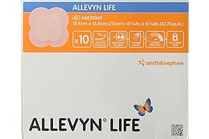 Smith+Nephew ALLEVYN Life Wound Dressing, 6x6 inch