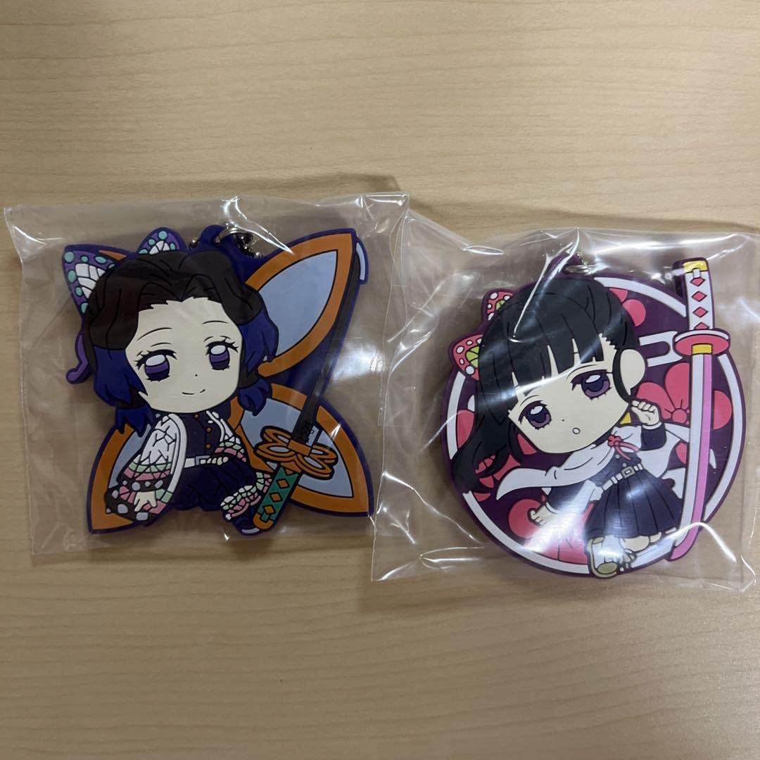 Amazon.co.jp: 胡蝶しのぶ 栗花落カナヲ ラバスト ラバーストラップ 鬼