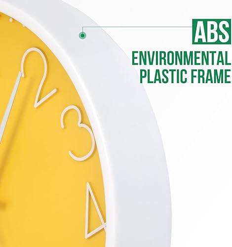 Miniatura 4 de Reloj de pared sin tictac, silencioso, moderno, simple, redondo, decoración, reloj de pared de cuarzo con esfera estereoscópica para el hogar,