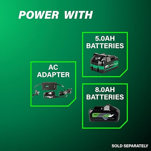 Miniatura 13 de Metabo HPT Llave de impacto de 3/4 pulgadas sin escobillas sin escobillas de 36 V, acepta cualquier batería multivoltios de 18 V/36 V, compatible