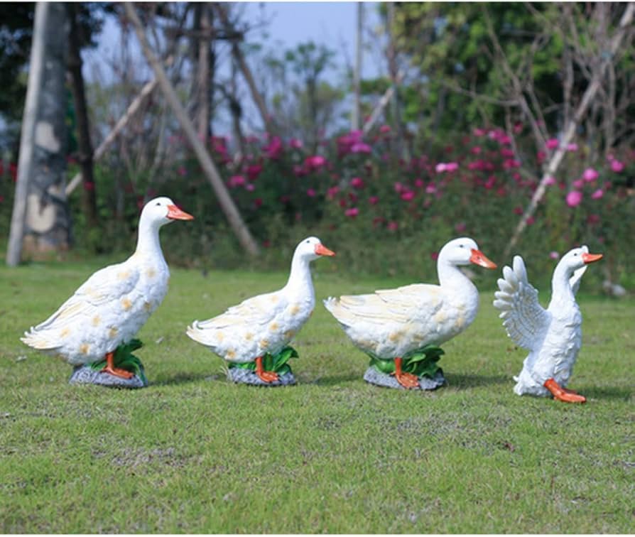 Amazon.co.jp: アヒル 置物 オブジェ レトロ オブジェ F オーナメント