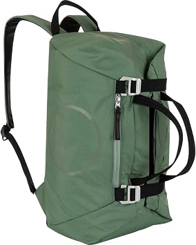 Wild Country Rope Bag - Large Backpack for Rock Climbing Ropes with Integrated Rope Tarp - Green Ivy - One Size