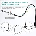 KraijjaRetail Mini Portable Flexible 10 LED USB Light Reading Lamp for Laptop Computer Desktop PC Power Bank Notebook gallery image