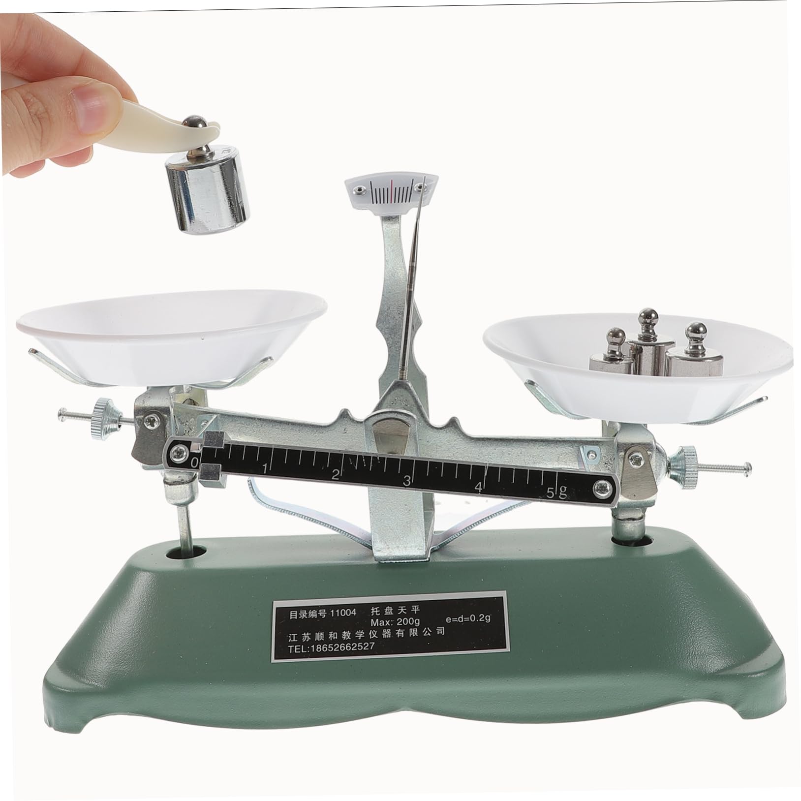 1 Set Pallet Balance Scale Laboratory Balance Scale Balance Tool Laboratory Beam Balance Scale Triple Beam Scale for Laboratory Scale with Weights Balance Scale for Rubber CIYODO