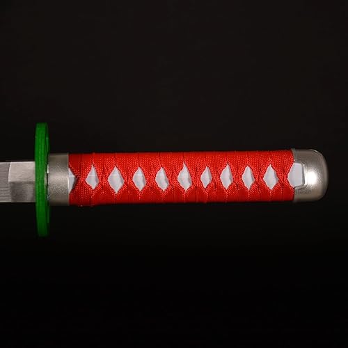 Miniatura 5 de Espada de Demon Slayer para cosplay, espada Samurai Tanjirou, espada katana, espada de juguete de plástico para juego de disfraces, Halloween,