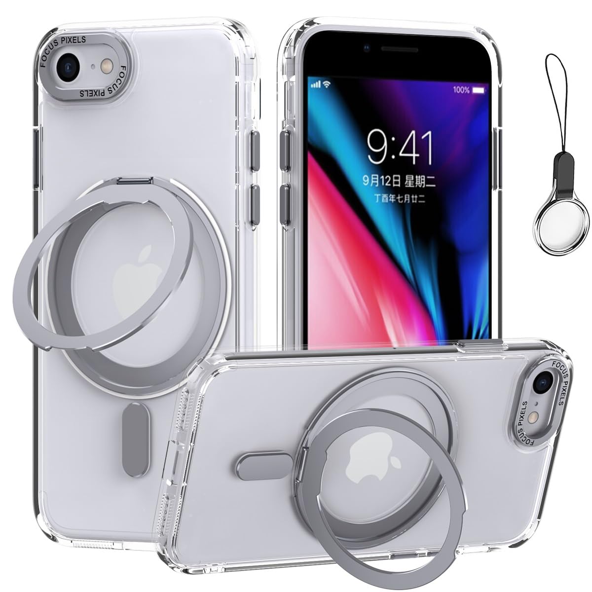 Apple iPhone SE第三世代 128GB MagSafe付き iphoneSE3 ケース レザー 
