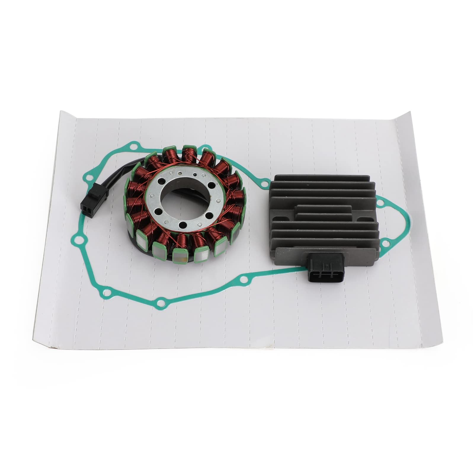 Magneto Stator+Voltage Rectifier+Gasket For Kawasaki Z750