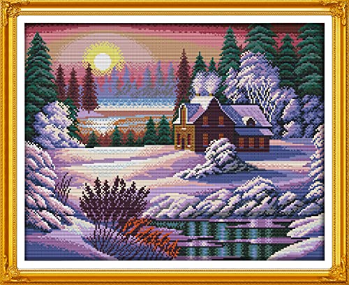 Kit point de croix complet broderie 11CT loisir créatif Noël DIY
