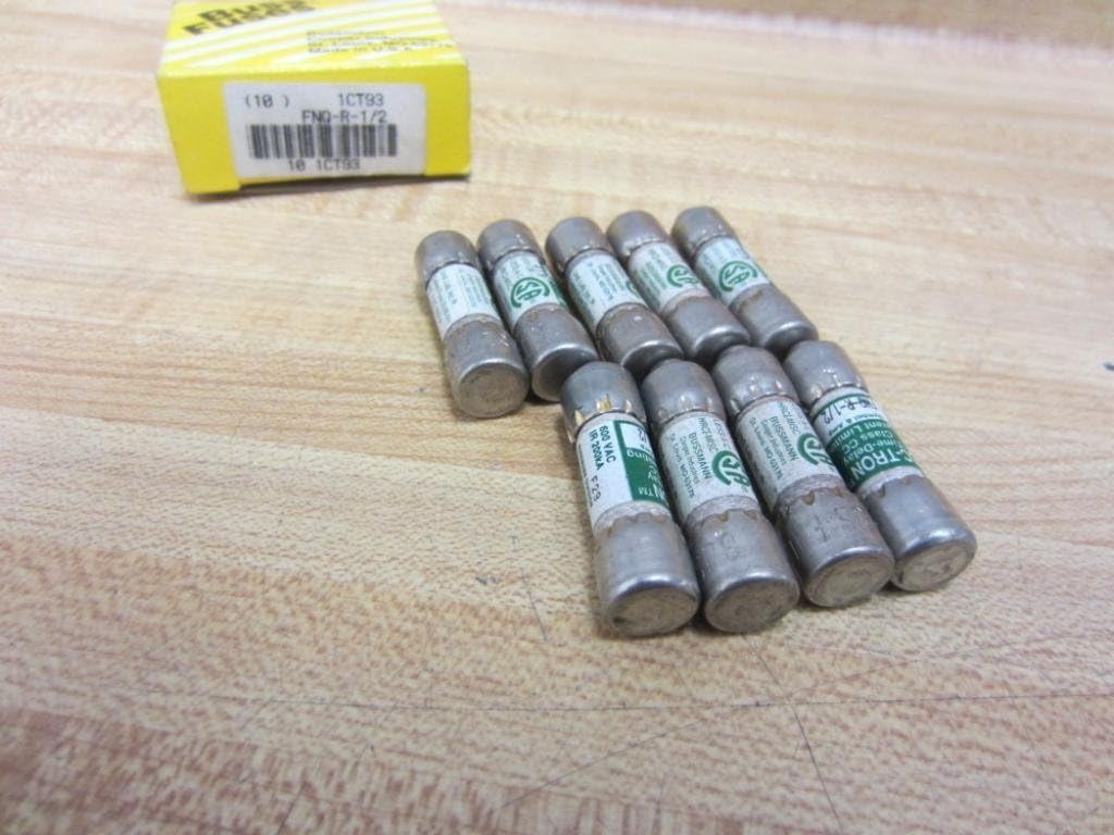BussmannFNQ-R-1/2 CC-Tron Fuse FNQR12 Cooper (Pack of 9)