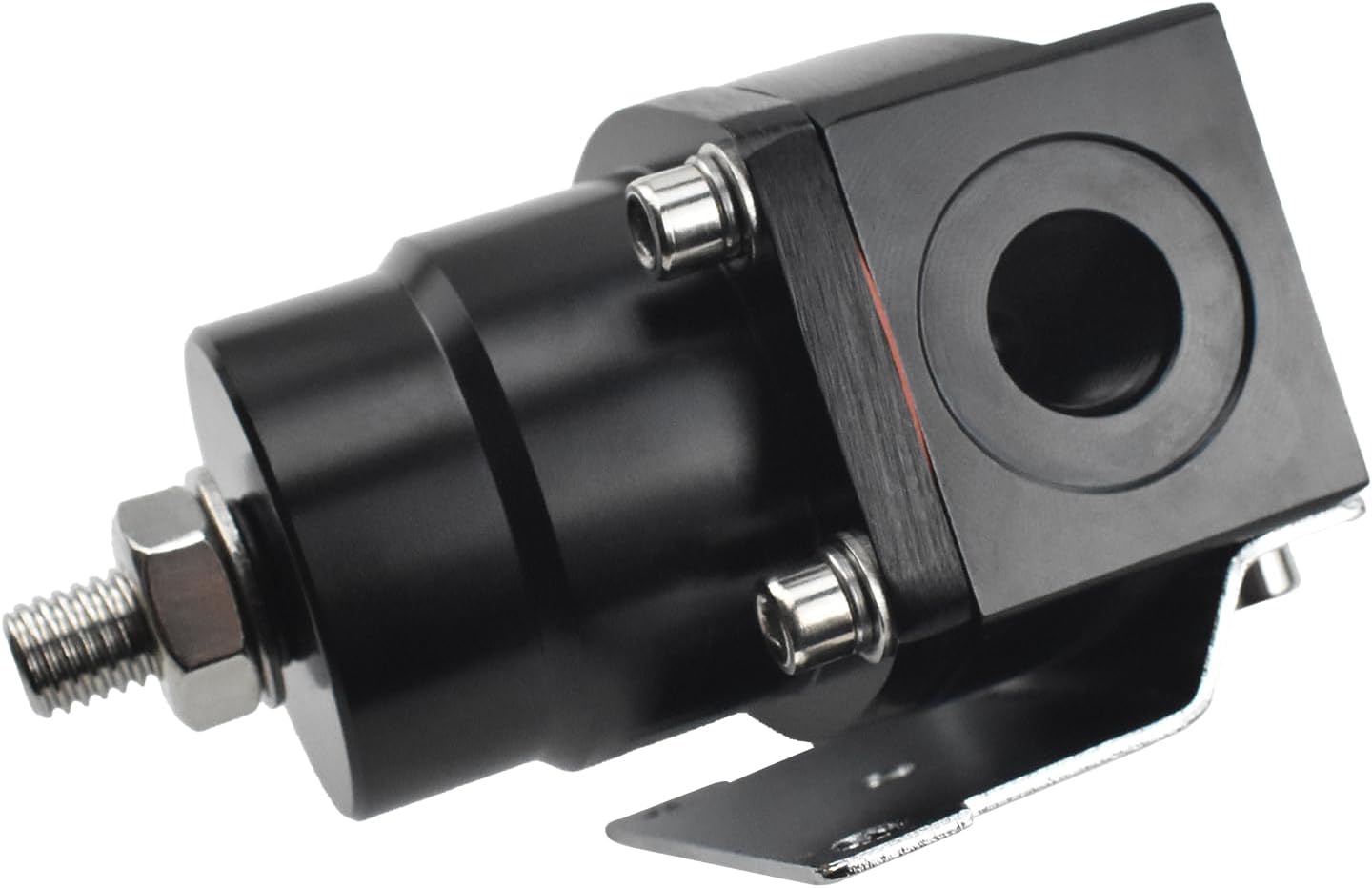 Adjustable Fuel Pressure Regulator Kit with Gauge Universal Performance 3-70PSI With 6AN Return and 6AN feed Port with AN6-6AN Alloy Stable Pressure Control for Racing & Street Cars